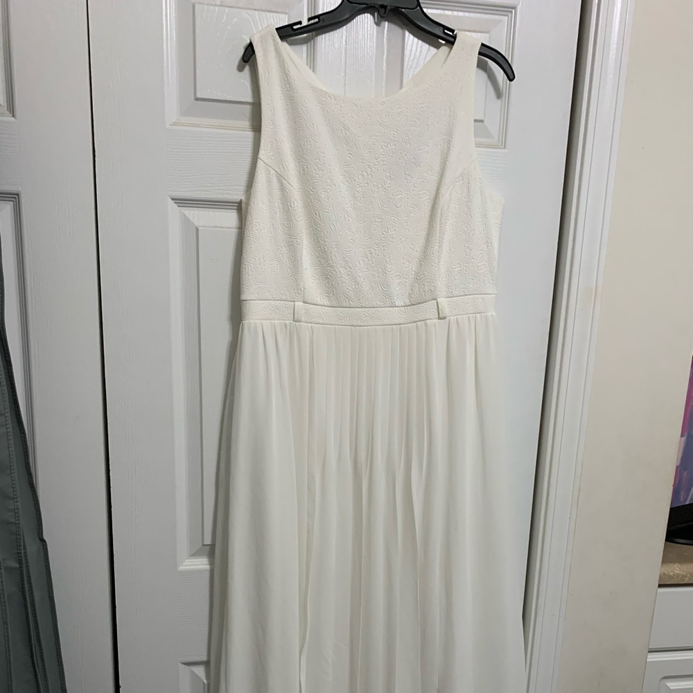 White Dress w/ cut outs